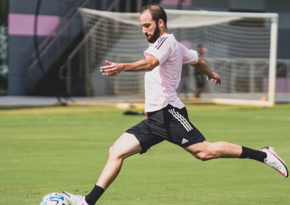 Gonzalo Higuaín con el Inter Miami