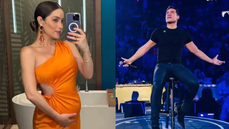 ¡Viva el amor! Captan a Carlos Rivera y Cynthia Rodríguez antes de dar a luz