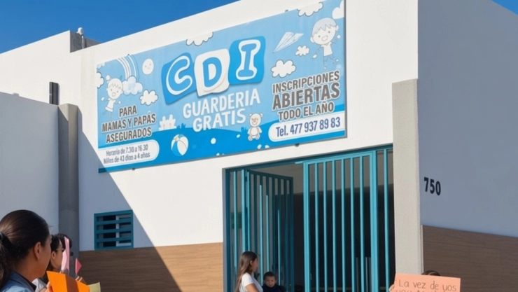 Protestan por caso de abuso sexual frente a una guarderia en Guanajuato