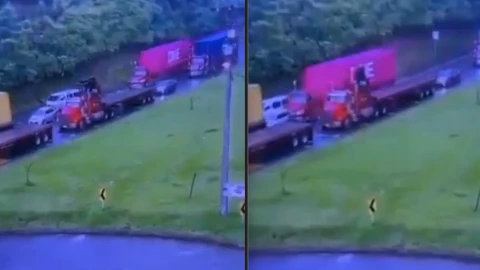 Choque auto Colombia