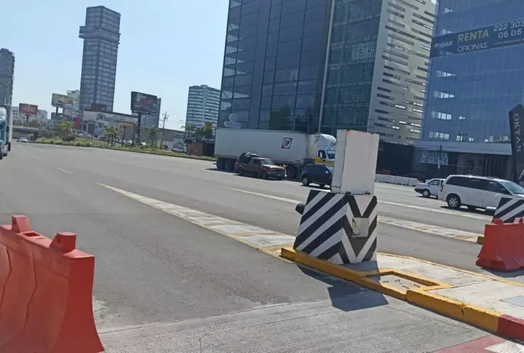 cierres en la Vía Atlixcáyotl