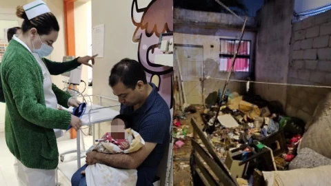 rescatan a bebé de maltrato en Veracruz