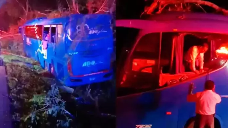 Accidente de tránsito en carretera Mérida - Cancún.jpg