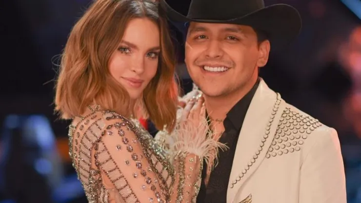 Christian Nodal y su extraña reacción sobre la boda con Belinda.