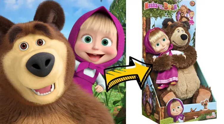3 juguetes de Masha y el Oso que ayudan a los niños a desarrollar la exploración y curiosidad