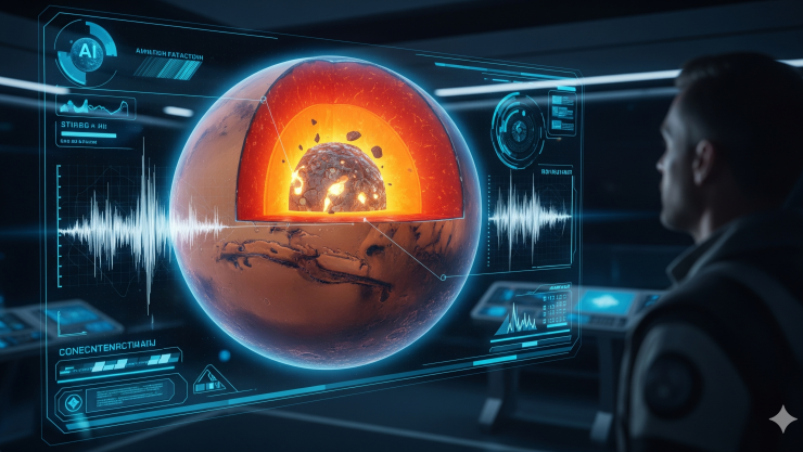 La Inteligencia Artificial revela fragmentos antiguos ocultos en el interior de Marte