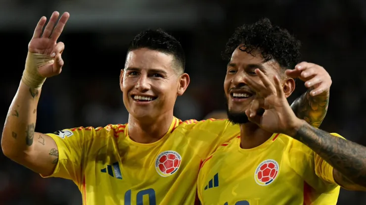 James Rodríguez y Luis Suárez