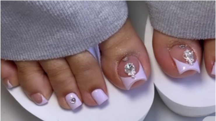 diseño uñas pies
