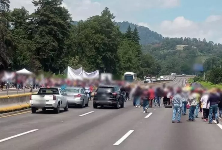 cierre autopista méxico puebla hoy carretera federal