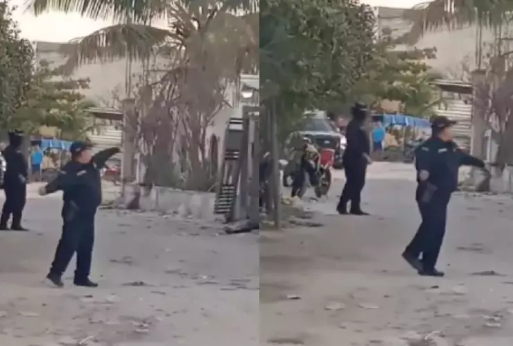 VIDEO VIRAL: Policía de Yucatán detienen a ladrón con una RESORTERA