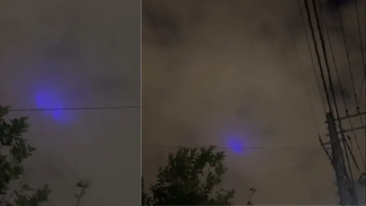 Luces de terremoto en Japón