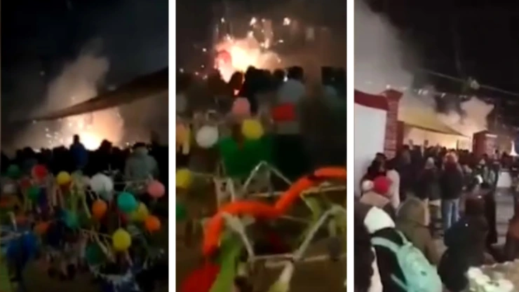 Edomex explopsion de pirotecnia niños quemados