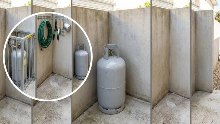 Qué hacer con la esquina del tanque de gas: 6 ideas para convertirla en una zona funcional