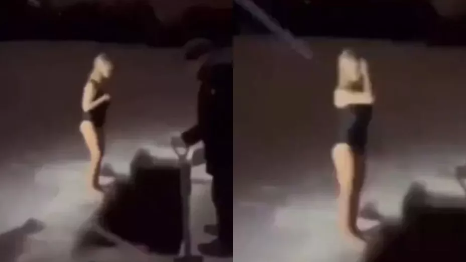 Mujer es arrastrada por un río