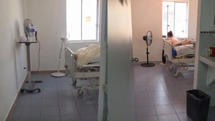 Falta de aire acondicionado en hospital Dr. Fernando Ocaranza del Issste en Hermosillo, Sonora