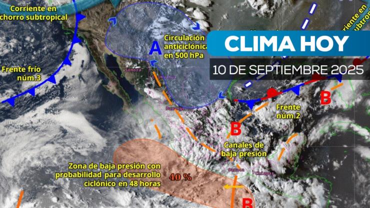 clima 10 de septiembre lluvias