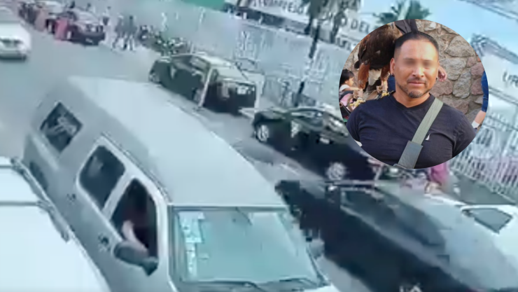 Captan momento exacto del ataque frente al Hospital General del Sur, Pueblahoy jueves