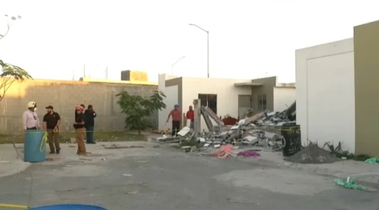 Explosión Apodaca casa en ruinas