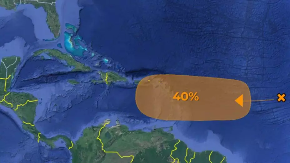 zona de baja presion aumenta probabilidad ciclonica atlantico