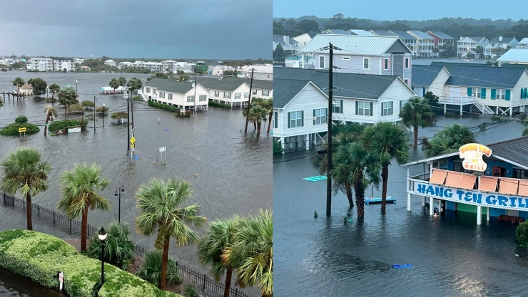 Inundaciones en Carolina del Norte