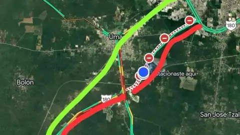 Continúa CERRADA la carretera Mérida Campeche tras derrame de sustancias tóxicas; esta es la vía alterna