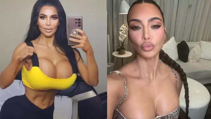 MUERE doble de Kim Kardashian tras cirugía plástica.