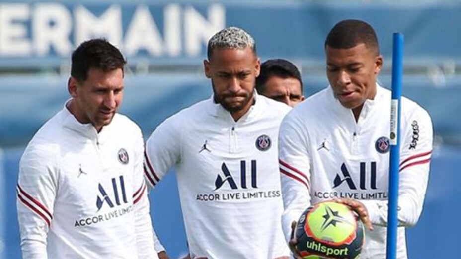 Messi, Neymar y Mbappe
