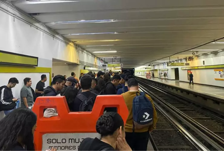 Estas son las líneas del Metro CDMX que registran retrasos