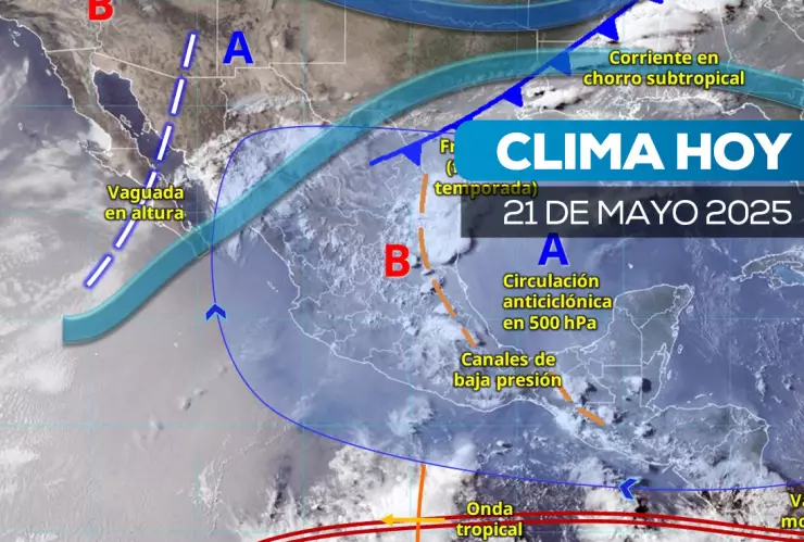 ¿Se va la lluvia Granizo y descargas eléctricas golpean México; así el clima hoy 21 de mayo