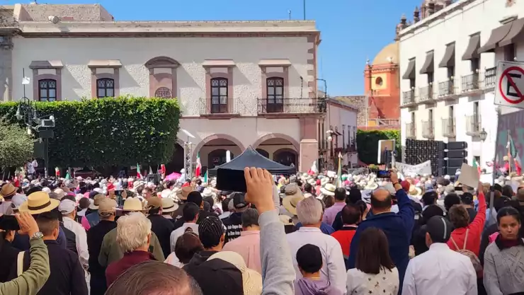 marcha por la democracia querétaro 2024