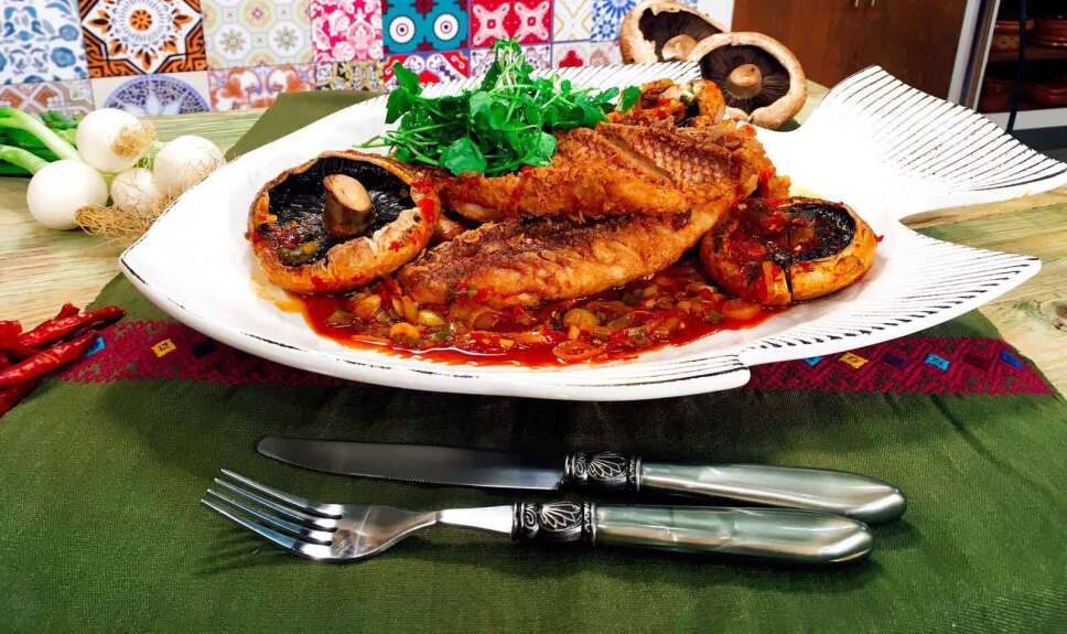 Receta Huachinango furioso