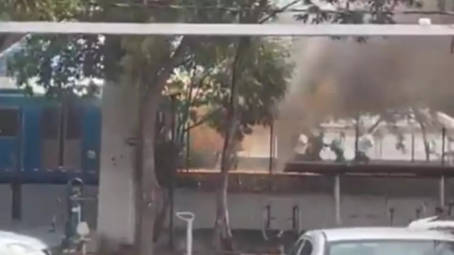 incendio de vagon del tren ligero xochimilco