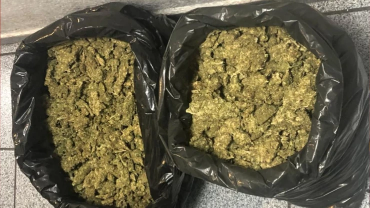 detienen a mujer con 8 kilos de marihuana en León