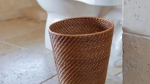 Bote de basura de ba&ntilde;o aesthetics