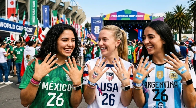 9 diseños de uñas del Mundial 2026 que puedes usar si apoyas a cualquier equipo
