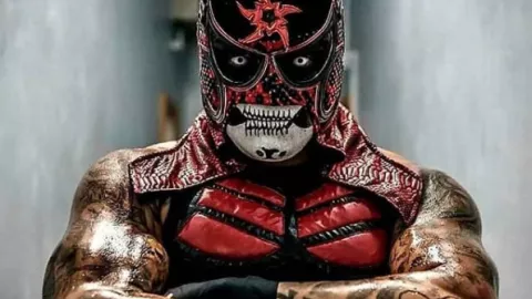 Luchadores de AAA F&eacute;nix Pentag&oacute;n Jr. 