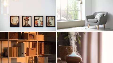 Arte, asientos adicionales, muebles verticales y difusores: nada puede faltar en tu cuarto este próximo año.