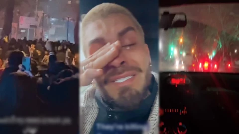 Influencer estremece al huir de Irán en medio de protestas masivas.jpg