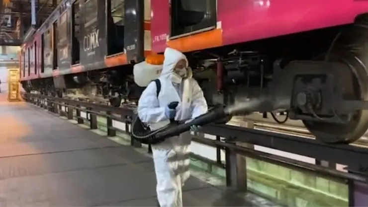 El Metro CDMX niega existencia de chinches y fumiga trenes en Línea A