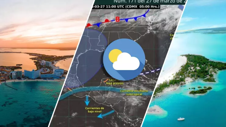 ¡Atención! Viernes de chubascos y fuertes vientos en Quintana Roo HOY, 27 de marzo