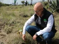 Guillermo Cueva también se dio cita para sembrar Un Nuevo Bosque