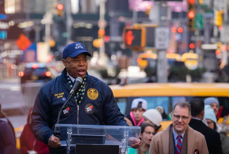 El alcalde de Nueva York, Eric Adams