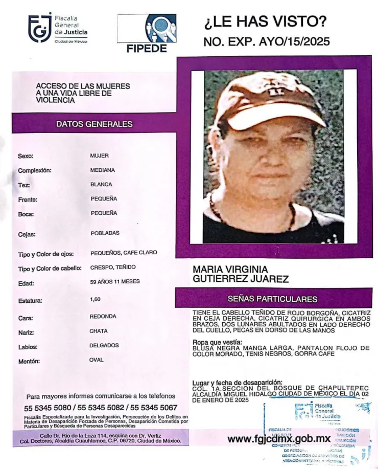 Maria Virginia Gutierrez Juarez desaparecida Bosque Chapultepec.jpg