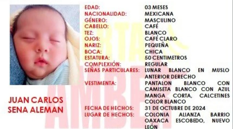 alerta-amber-nuevo-león-desaparece-juan-carlos-sena-alemán-bebe-3-meses-escobedo