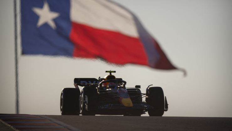 Checo P&eacute;rez en el Gran Premio de Estados Unidos