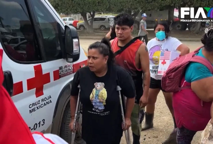Cruz Roja llegó a Veracruz para apoyar a los damnificados.