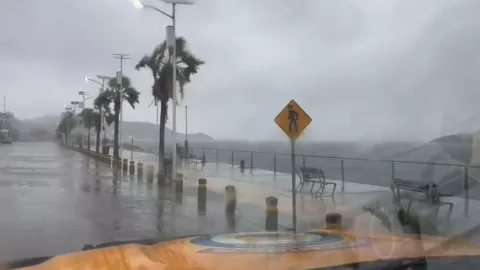 Lluvias en Topolobampo, Ahome