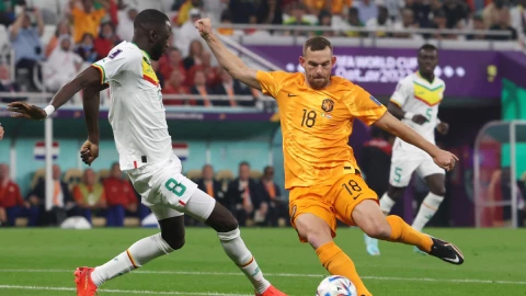 Vincent Janssen con la selecci&oacute;n de los Pa&iacute;ses Bajos