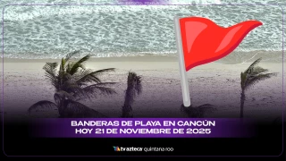 Banderas de playa en Cancún hoy: alerta del estado del mar para este 21 de noviembre de 2025