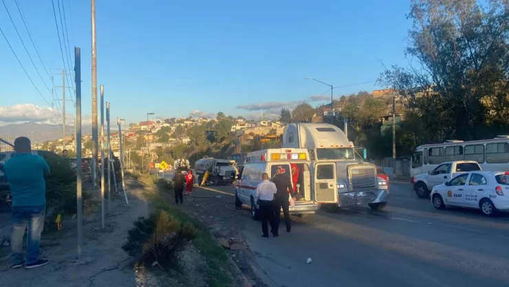 Accidente en la 5 y 10